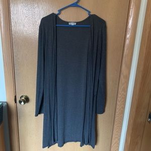 Long Grey Cardigan